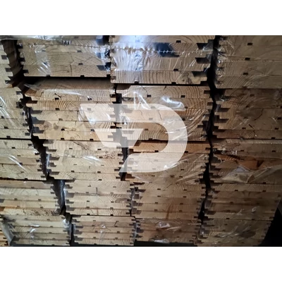 19x140x4200 Erdeifenyő (Borovi) Thermo Kültéri Trapéz Falburkolat (Nyitott, SUD) AB