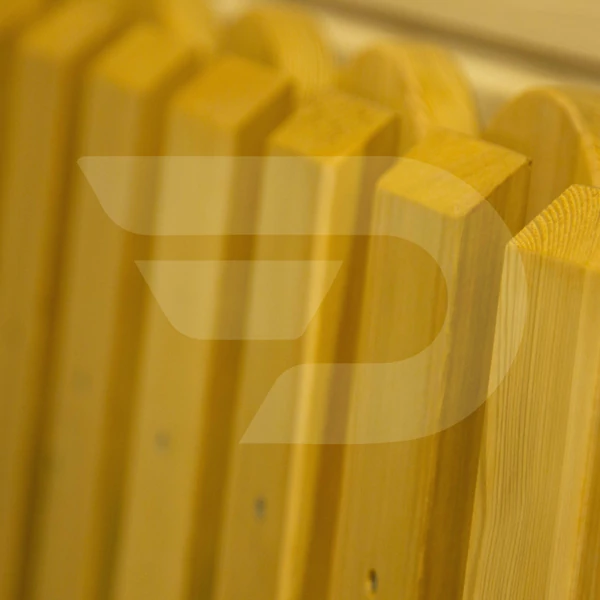 20x1000x2000 Műszárított ívelt végű Szibériai vörösfenyő Gyalult Kerítés panel Deszka AB