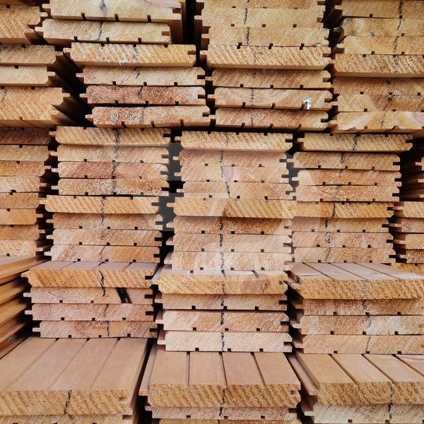 20x144x3000 Szibériai Cédrus Fózolt Hajópadló (4 db, zárt, LSB) csomag AB