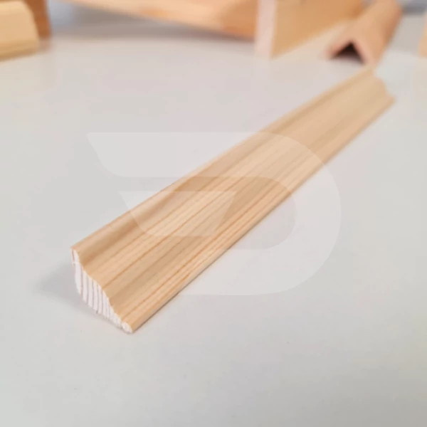 20x20x2200 Barkácsléc csomómentes díszmart (háromszög)