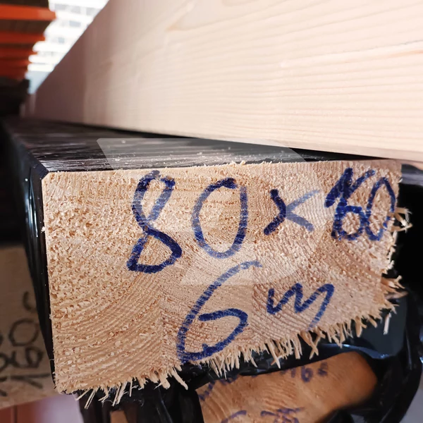 80x160x12000 BSH Rétegragasztott Szerkezeti Fa (Gerenda) Luc SI
