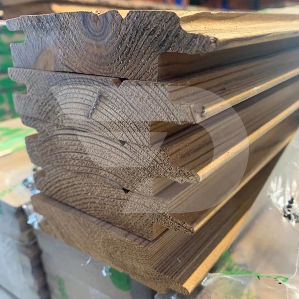 21x100x2700 Borovi Thermo Kültéri Hajópadló (5db, SUD) csomag AB