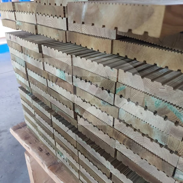 21x120x6000 Borovi Impregnált (telített) Teraszburkolat (Zöld, SUD) AB