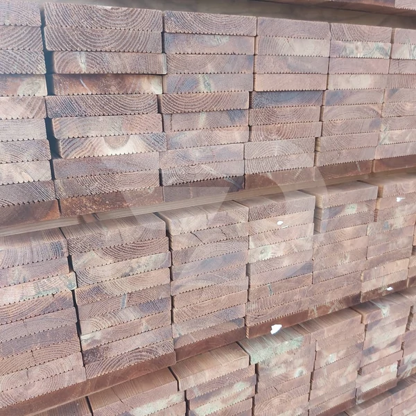 21x120x4200 Borovi Impregnált (telített) Teraszburkolat (Barna, SUD) AB