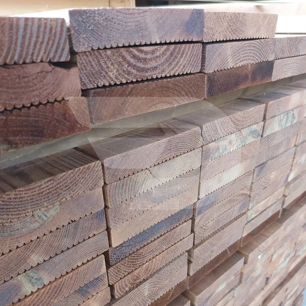 21x120x4800 Borovi Impregnált (telített) Teraszburkolat (Barna, SUD) AB