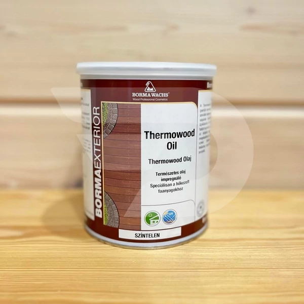 Milesi Átlátszó Olaj Hőkezelt Fára, (Thermowood Oil - Borma Wachs) 1L